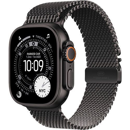 Apple Watch Ultra 3 Cellular - 49mm - Titânio preto | Loop - Preto - L
