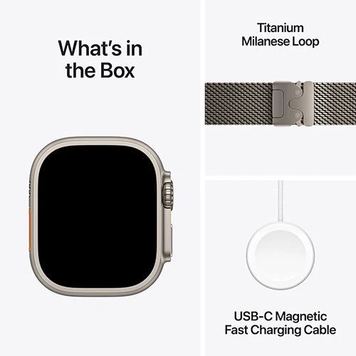 Apple Watch Ultra 3 Cellular - 49mm - Titânio preto | Loop - Preto - M - Image 6