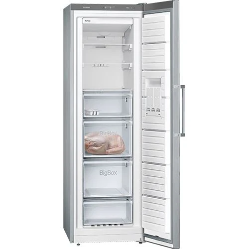 Arca Congeladora Vertical Siemens GS36NVIEP iQ300 | 186x60x65 cm | 242 L | E | Aço antidedadas - Image 3