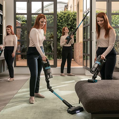 Aspirador Vertical Hoover HF1P10PX 011 HF1 Plus Pet Flexi | 14,8 V | 45 Min. | Preto | Azul turquesa - Image 7