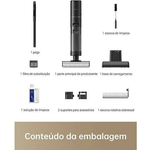 Aspirador Vertical Seco e Húmido Dreame H12 PRO - Preto - Outlet - Grade A - Image 7