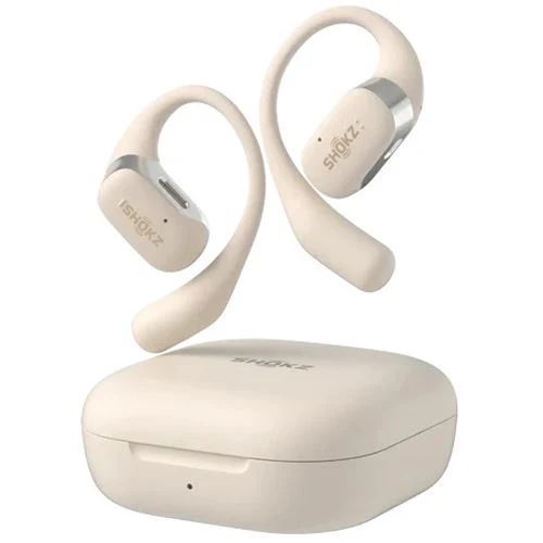 Auriculares True Wireless Bluetooth Shokz OpenFit - Bege