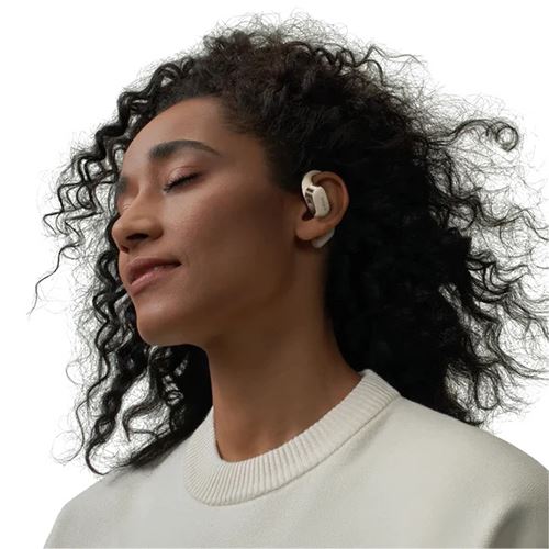 Auriculares True Wireless Bluetooth Shokz OpenFit - Bege - Image 5