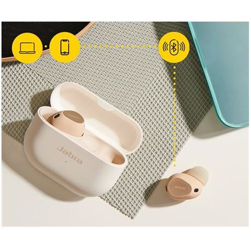 Auriculares True Wireless Bluetooth Jabra Elite 10 - Cream - Image 4