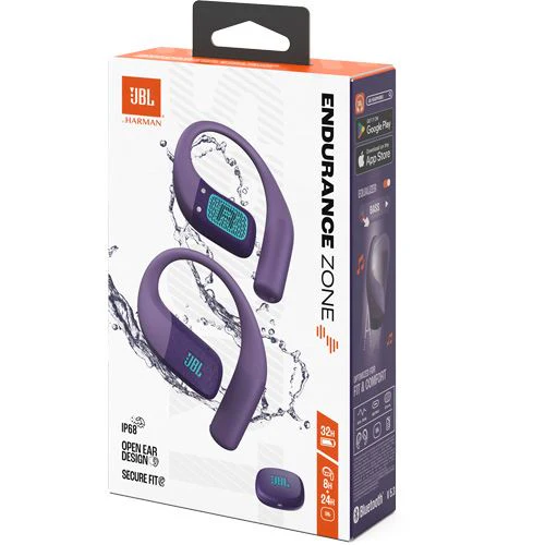 Auriculares Desportivos True Wireless Bluetooth JBL Endurance Zone - Púrpura - Image 6