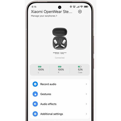 Auriculares Desportivos True Wireless Bluetooth Xiaomi OpenWear Stereo Pro - Graphite Black - Image 14