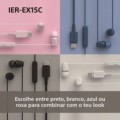 Auriculares Sony IER-EX15CL USB-C - Azul - Image 7
