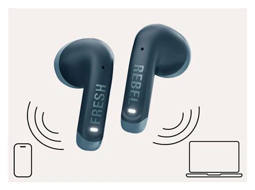 Auriculares True Wireless Bluetooth Fresh 'n Rebel Twins Core 2 - Steel Blue - Image 5