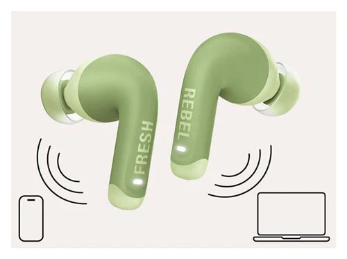 Auriculares True Wireless Bluetooth Fresh 'n Rebel Twins Fuse 2 - Wild Green - Image 7