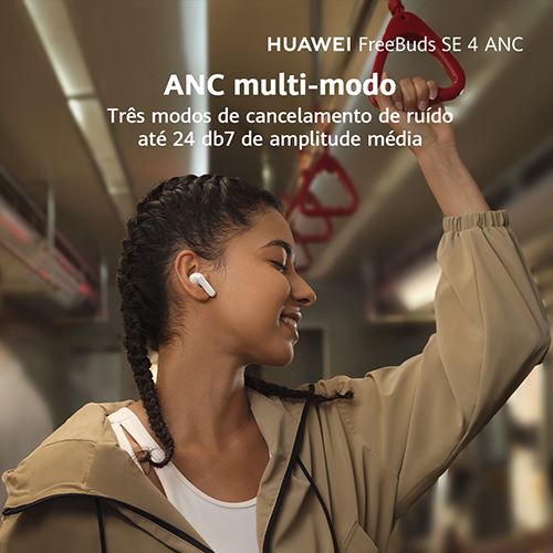 Auriculares True Wireless Bluetooth Huawei FreeBuds SE 4 ANC - Branco - Image 6