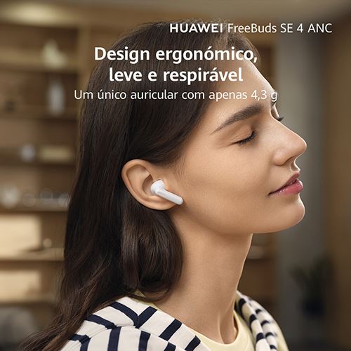 Auriculares True Wireless Bluetooth Huawei FreeBuds SE 4 ANC - Preto - Image 7
