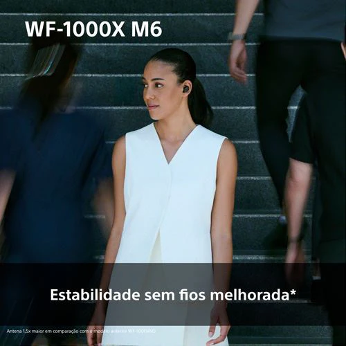 Auriculares True Wireless Bluetooth Sony WF-1000XM6S - Prateado - Image 7