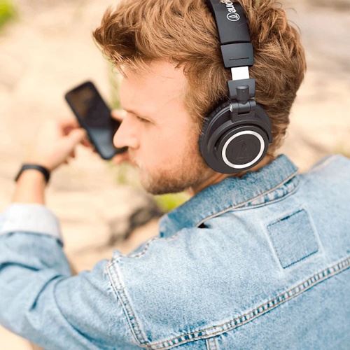 Auscultadores Audio-Technica ATH-M50XBT2 - Preto - Image 10