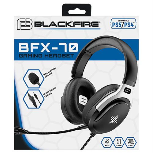 Auscultadores Ardistel Blackfire BFX-70 | PS5 - Preto