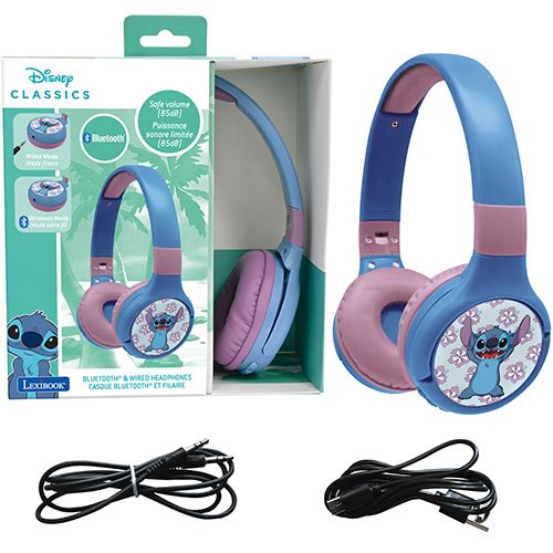 Auscultadores Bluetooth Disney: Stitch - 2 em 1 -  Lexibook - Image 4