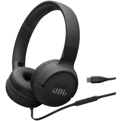 Auscultadores com Fio USB-C JBL Tune 520C - Preto