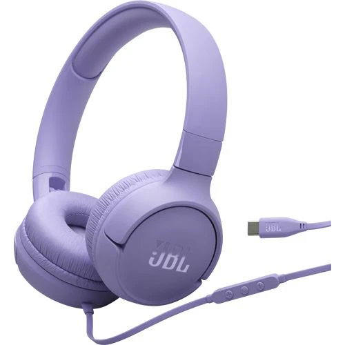 Auscultadores com Fio USB-C JBL Tune 520C - Púrpura