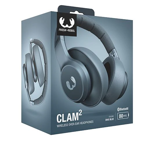 Auscultadores Bluetooth Fresh ´N Rebel Clam 2 - Dive Blue - Image 5