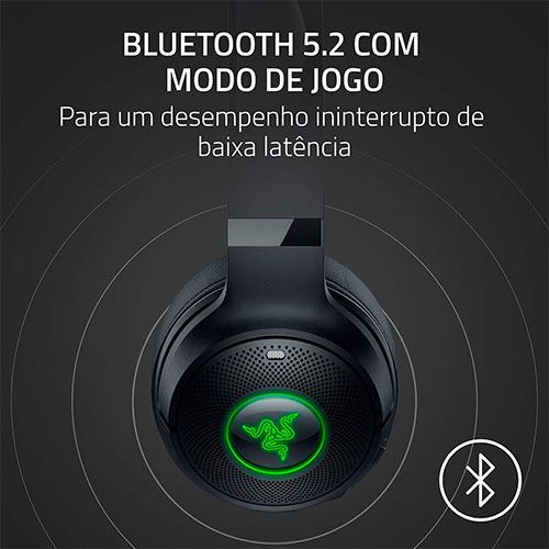 Auscultadores Gaming Bluetooth Razer Kraken Kitty V2 - Preto - Image 3