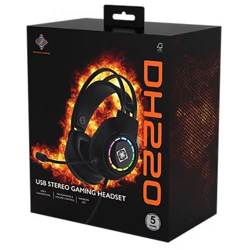 Auscultadores Gaming Deltaco gam-168 PS5 - Preto - Image 7