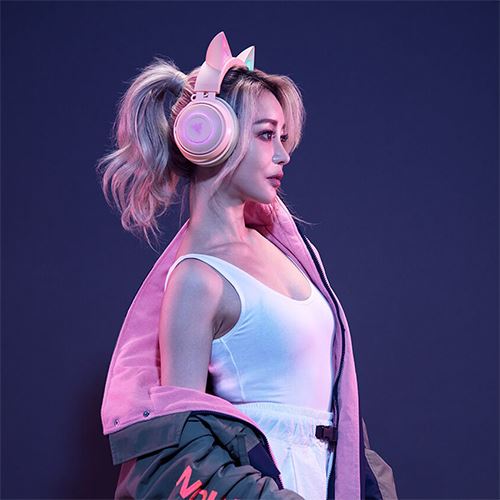 Auscultadores Gaming Razer Kraken Kitty Edition - Quartzo - Image 7