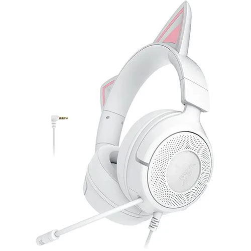 Auscultadores Gaming Razer Kraken Kitty V3 X - Branco - Image 6