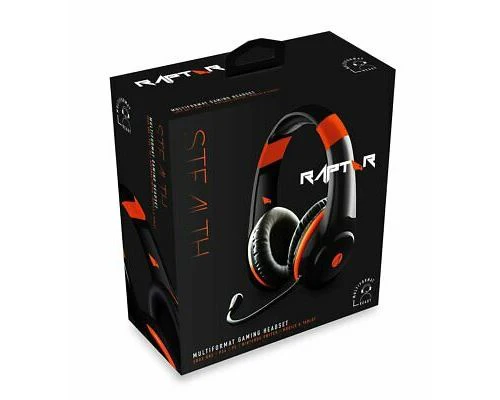 Auscultadores Gaming s XP-Raptor | Multiplataforma - Preto | Laranja - Preto/Laranja