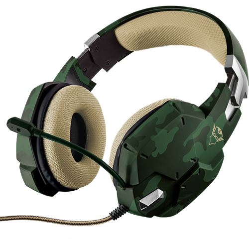 Auscultadores Gaming Trust GXT 322C Carus - Jungle Camo - Image 2