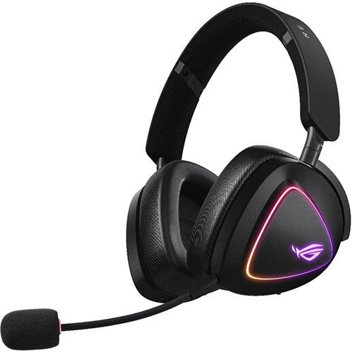 Auscultadores Gaming Wireless/Bluetooth Asus Delta II RGB - Preto
