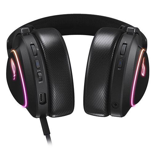 Auscultadores Gaming Wireless/Bluetooth Asus Delta II RGB - Preto - Image 3