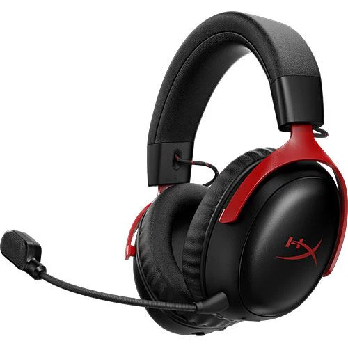 Auscultadores Gaming Wireless HyperX Cloud III S - Preto e Vermelho