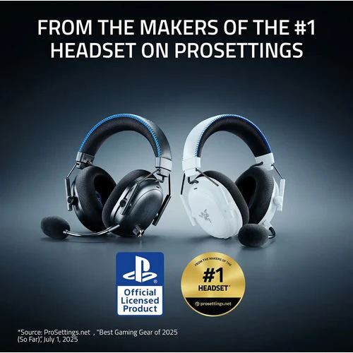 Auscultadores Gaming Wireless Razer BlackShark V3 Pro for PlayStation - Branco - Image 4