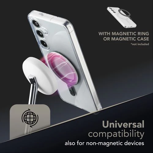 Base de Carregamento Wireless QI2 Cellularline Mag Trio 3 em 1 - Branco - Image 5