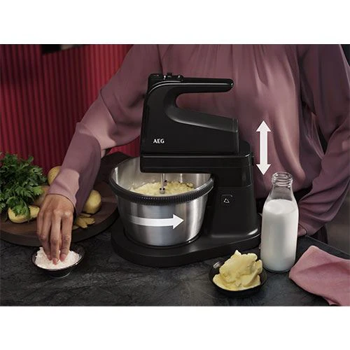 Batedeira com Taça AEG ASM4B | 3.6 L | 500 W | Cinzento Granito - Image 4