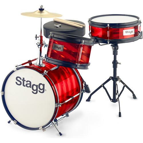 Bateria Acústica Junior TIM JR 3/12B - Vermelho - Stagg