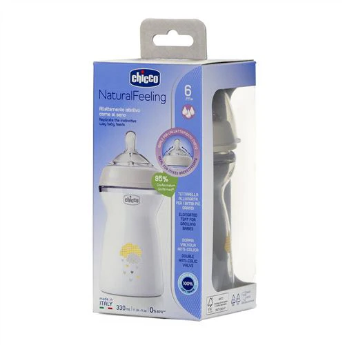 Biberão Natural Feeling 330ml +6 Meses - Chicco - Image 4