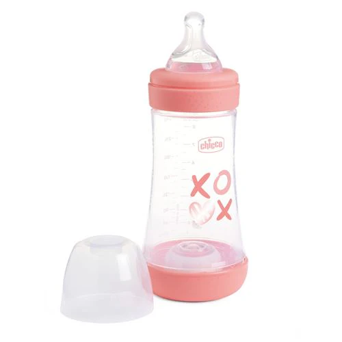 Biberão Perfect5 PP 240ml Medium +2 Meses - Rosa - Chicco - Image 2