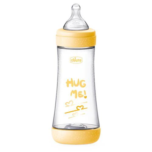 Biberão Perfect5 PP 300ml Fast +4 Meses - Amarelo - Chicco