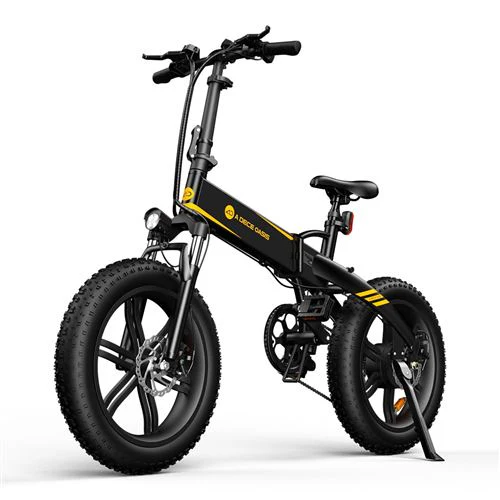 Bicicleta Elétrica ADO A20F XE Cross-Country Preto/Amarelo 20" - Image 3