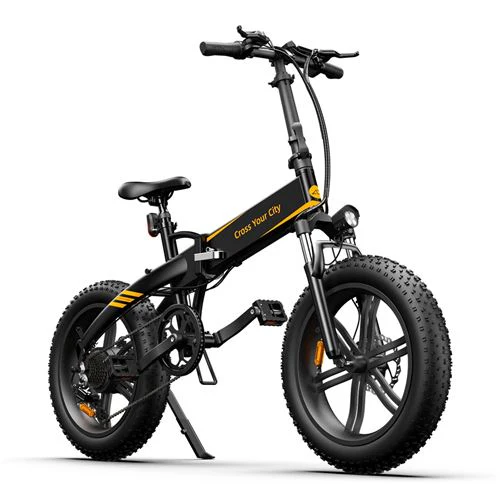 Bicicleta Elétrica ADO A20F XE Cross-Country Preto/Amarelo 20" - Image 6