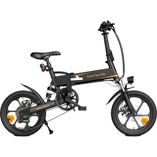 Bicicleta Elétrica Dobrável ADO A16 Cross Country - Preto