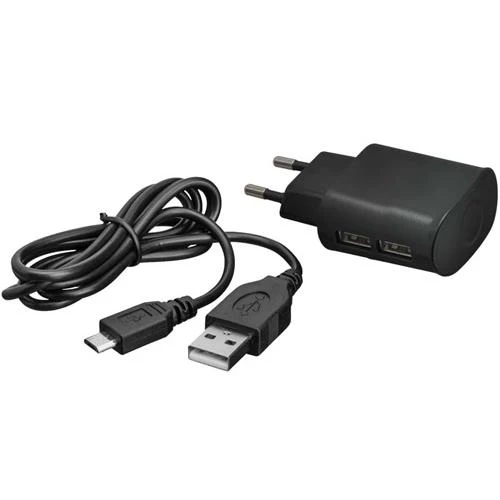 Bigben Carregador USB + Cabo microUSB 2.1 (1m) Preto