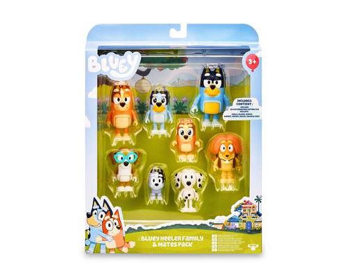 Figura Bluey - Pack 8 Unidades - Famosa