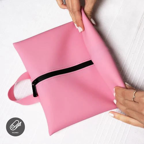 Bolsa Organizadora de Viagem em Silicone SBS Voyage - Tamanho M - Rosa - Image 4
