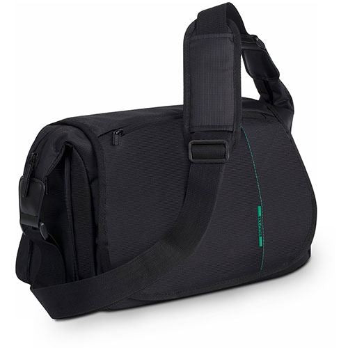 Bolsa Rivacase Green Mantis 7450 Messenger Bag - Preto
