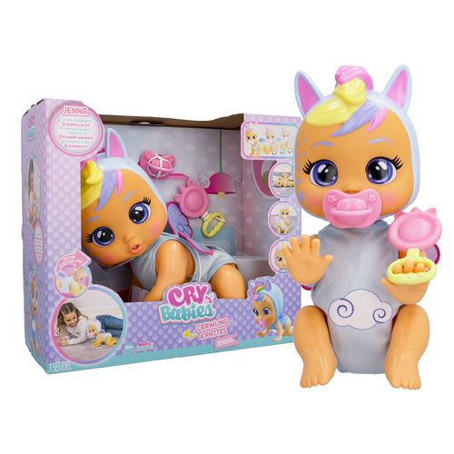 Boneca Cry Babies: Crawling Jenna - IMC Toys