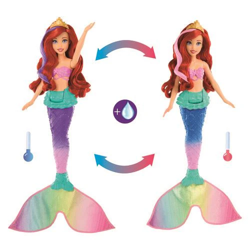 Boneca Princesas Disney: Ariel Nadadora - Mattel - Image 3