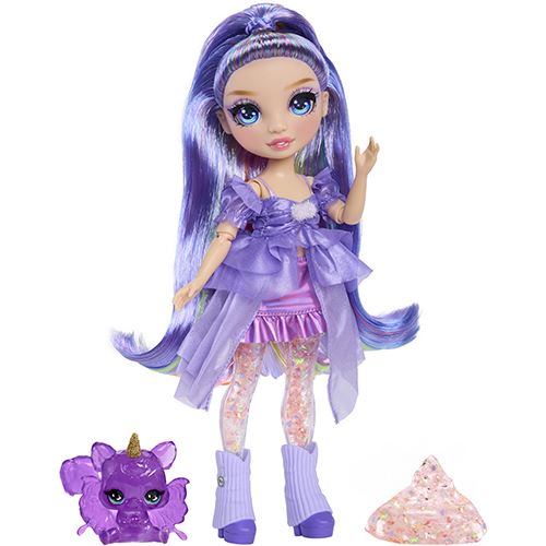 Boneca Rainbow High Shimmers com Slime: Violet - MGA Entertainment - Image 3
