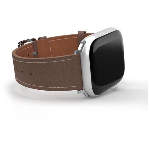 Bracelete Couro Puro Florence para Apple Watch 42/44/45/46/49mm - Castanho - Image 2