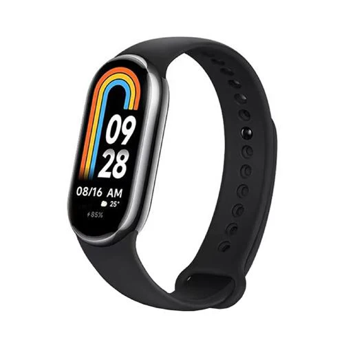 Bracelete em Silicone 4-OK Xiaomi Mi Band - Preta - Image 2